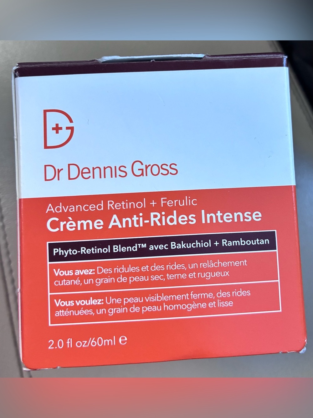 Dr Dennis Gross Advanced Retinol Ferulic Intense Wrinkle Cream 60ml NEW
